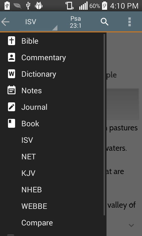 Compact mode navigation drawer
